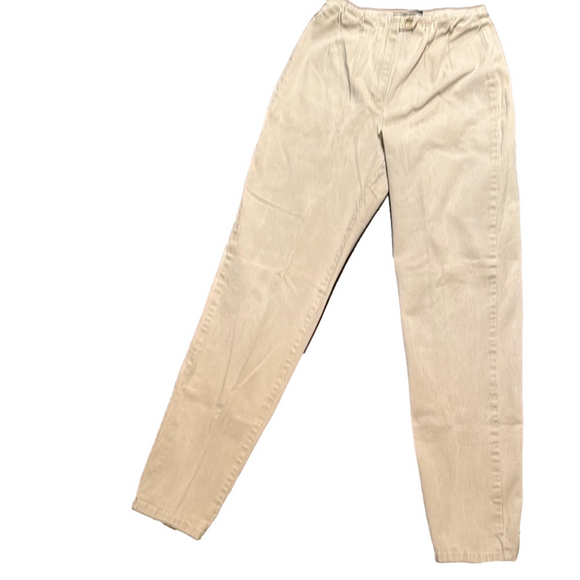 Moda International Pants - Moda international vintage tan pants size 6